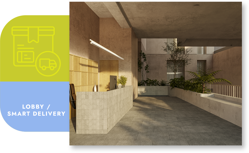 Departamentos en venta con lobby